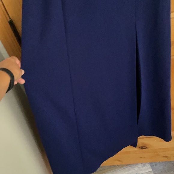 Badgley Mischka navy gown - Picture 7 of 9